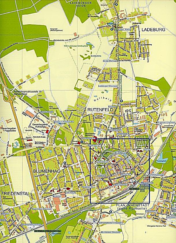 Stadtplan Bernau bei Berlin Buch bei Weltbild.ch online bestellen