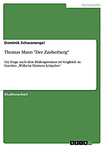 thomas mann der zauberberg ebook