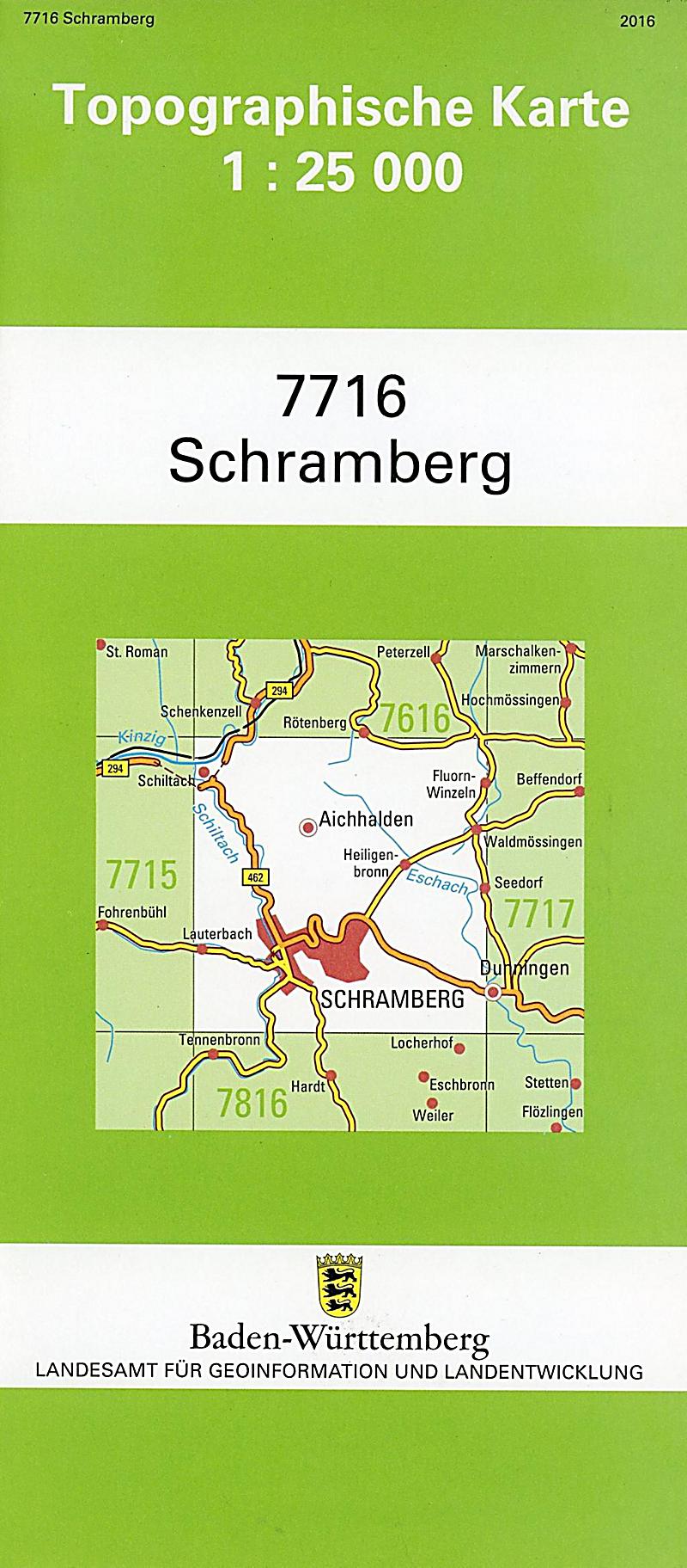 Topographische Karte Baden-Württemberg Schramberg Buch - Weltbild.at