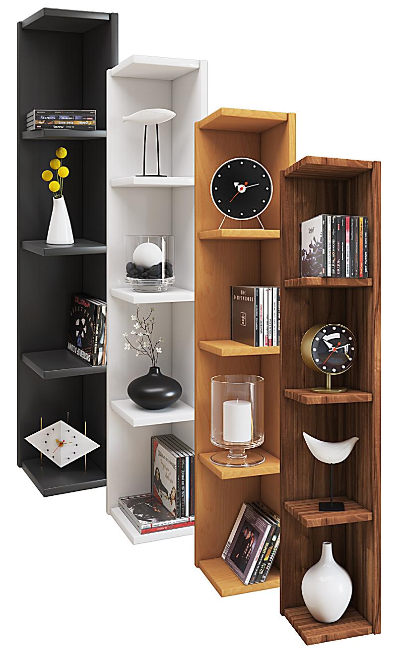 VCM Eckregal Wandregal Standregal Bücherregal CD DVD Regal Holz Board