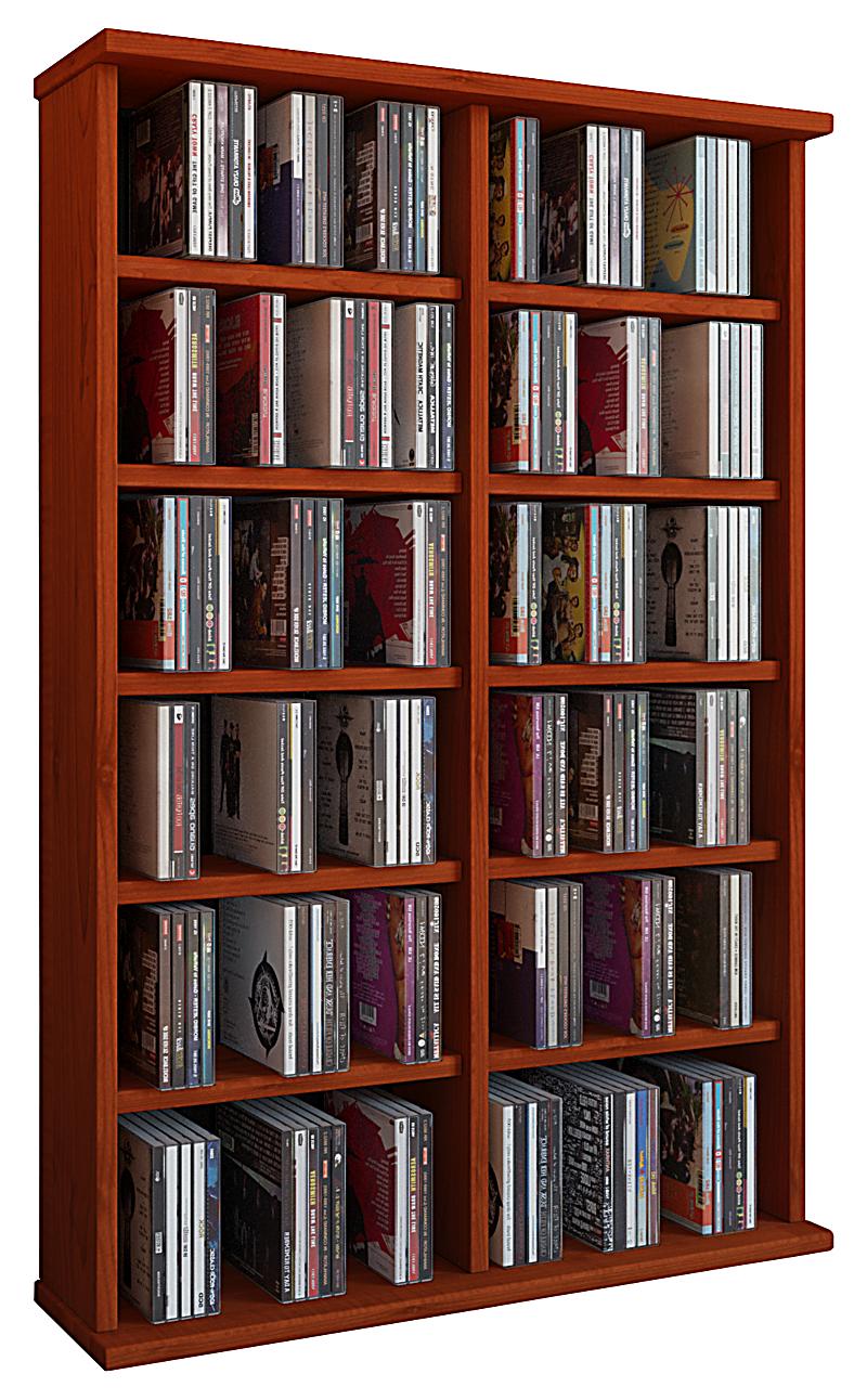 VCM Regal DVD CD Rack Medienregal Medienschrank