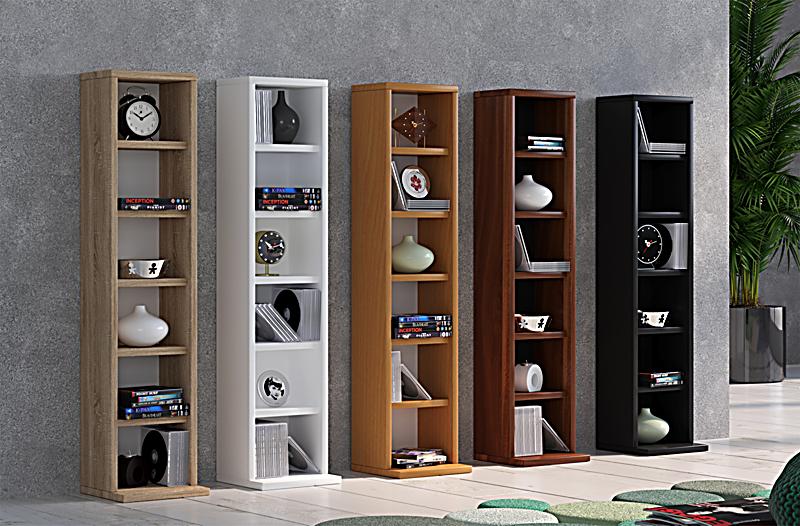 VCM Regal DVD CD Rack Möbel Aufbewahrung Holzregal Standregal Möbel