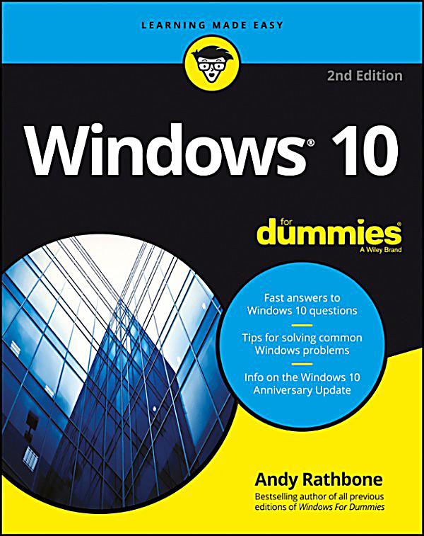 Windows 10 for dummies book