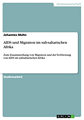 AIDS und Migration im sub-saharischen Afrika - eBook - Johannes Mohn,
