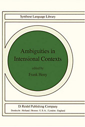 Ambiguities in Intensional Contexts.  - Buch