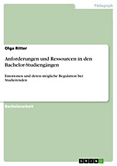 Anforderungen und Ressourcen in den Bachelor-Studiengängen - eBook - Olga Ritter,