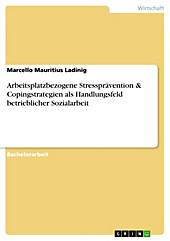 Arbeitsplatzbezogene Stressprävention & Copingstrategien als Handlungsfeld betrieblicher Sozialarbeit - eBook - Marcello Mauritius Ladinig,