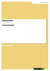 Armutsmaße - eBook - Thomas Kerz,