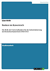 Banken im Kaiserreich - eBook - Lion Hirth,