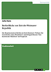 Berlin-Blicke zur Zeit der Weimarer Republik - eBook - Julia Hans,