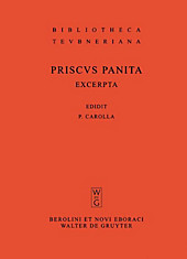 Bibliotheca scriptorum Graecorum et Romanorum Teubneriana: Excerpta et fragmenta - eBook - Priscus Panita,