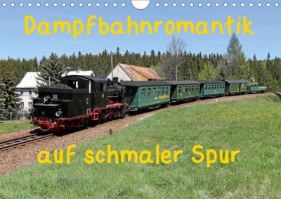 Dampfbahnromantik auf schmaler Spur (Wandkalender 2021 DIN A4 quer) - Kalender - André Bujara,