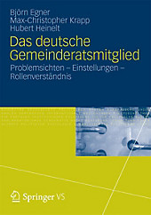Das deutsche Gemeinderatsmitglied - eBook - Björn Egner, Max-Christopher Krapp, Hubert Heinelt,