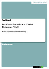 Das Wesen des Sollens in Nicolai Hartmanns