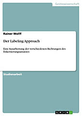 Der Labeling Approach - eBook - Rainer Wolff,