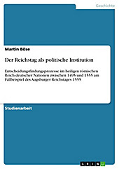 Der Reichstag als politische Institution - eBook - Martin Böse,