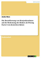 Die Beeinflussung von Konjunkturdaten auf die Bedeutung des Risikos als Pricing Factor von deutschen Aktien - eBook - Andre Merz,