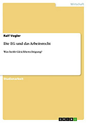 Die EG und das Arbeitsrecht - eBook