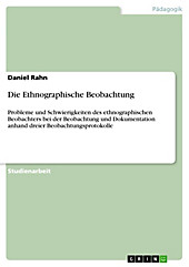 Die Ethnographische Beobachtung - eBook - Daniel Rahn,