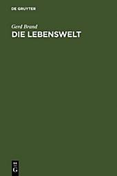 Die Lebenswelt - eBook - Gerd Brand,