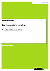Die Semantische Analyse - eBook - Franco Dahms,