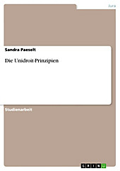 Die Unidroit-Prinzipien - eBook - Sandra Paeselt,