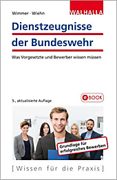 Dienstzeugnisse der Bundeswehr - eBook - Hans-Peter Wimmer, Matthias Wiehn,