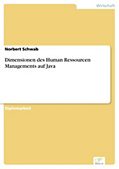Diplom.de: Dimensionen des Human Ressourcen Managements auf Java - eBook - Norbert Schwab,