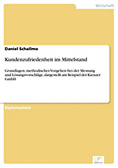 Diplom.de: Kundenzufriedenheit im Mittelstand - eBook - Daniel Schallmo,
