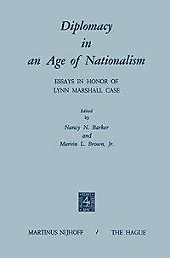 Diplomacy in an Age of Nationalism. - Buch