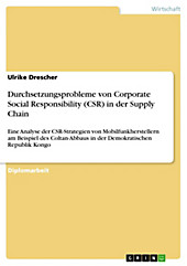 Durchsetzungsprobleme von Corporate Social Responsibility (CSR) in der Supply Chain - eBook - Ulrike Drescher,