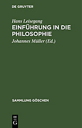 Einführung in die Philosophie - eBook - Hans Leisegang,