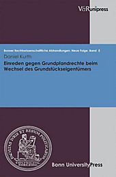 Einreden gegen Grundpfandrechte beim Wechsel des Grundstückseigentümers - eBook - Daniel Kurth,
