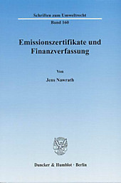 Emissionszertifikate und Finanzverfassung.. Jens Nawrath, - Buch - Jens Nawrath,