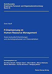 Empirische Personal- und Organisationsforschung: 45 Früherkennung im Human Resource Management - eBook - Sven Hauff,