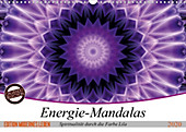 Energie - Mandalas, Spiritualität durch die Farbe Lila (Wandkalender 2020 DIN A3 quer) - Kalender - Christine Bässler,