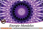Energie - Mandalas, Spiritualität durch die Farbe Lila (Wandkalender 2020 DIN A4 quer) - Kalender - Christine Bässler,