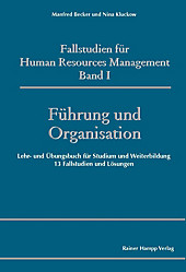 Fallstudien für Human Resources Management Band I - eBook - Nina Kluckow, Manfred Becker,