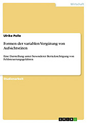 Formen der variablen Vergütung von Aufsichtsräten - eBook - Ulrike Polle,