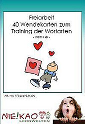 Freiarbeit - 40 Wendekarten zum Training der Wortarten - eBook - Steffi Kiel,