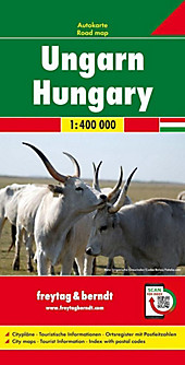 Freytag & Berndt Autokarte Ungarn; Magyarország. Hongarije. Hungary. Hongrie. Ungheria. - Buch