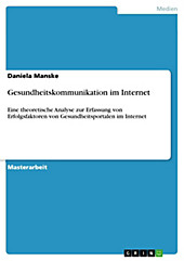 Gesundheitskommunikation im Internet - eBook - Daniela Manske,