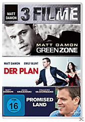 Green Zone, Der Plan, Promised Land DVD-Box - DVD, Filme - John Krasinski, Rajiv Chandrasekaran, Brian Helgeland, Dave Eggers, Matt Damon, Philip K. Dick, George Nolfi,