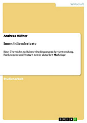 Immobilienderivate - eBook - Andreas Höfner,