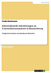 Infrastrukturelle Anforderungen an Unternehmensstandorte in Braunschweig - eBook - Linda Hieckmann,