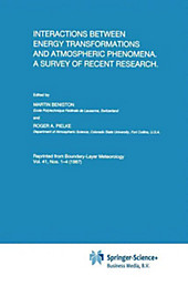 Interactions Between Energy Transformations and Atmospheric Phenomena. - Buch