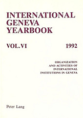 International Geneva Yearbook: Vol. VI/1992.  - Buch