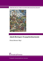 Jakob Beringer - Evangelienharmonie. Petra Hörner, - Buch - Petra Hörner,