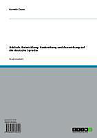 Jiddisch. Entwicklung, Ausbreitung und Auswirkung auf die deutsche Sprache - eBook - Cornelia Clauss,