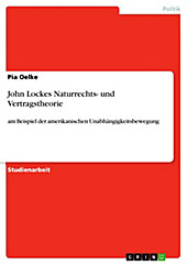 John Lockes Naturrechts- und Vertragstheorie - eBook - Pia Oelke,